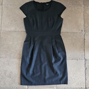 DKNY Classic Black Midi Dress